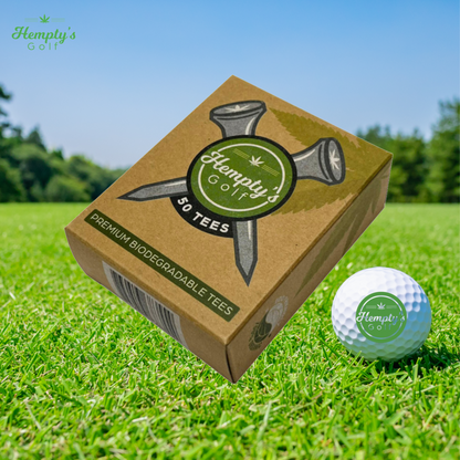 Hempty's Golf® 50 Pack Hemp Golf Tee